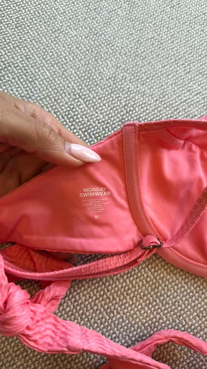Monday swimwear two piece pink thumbnail 9
