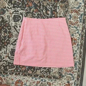 Pink And White Checkered Mini Skirt thumbnail 3