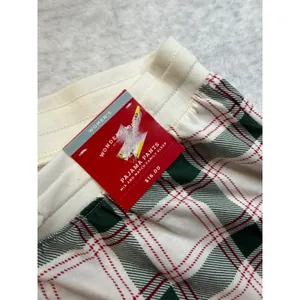 Wondershop Target Womens XS Pajama Pants Green Red White‎ Plaid Cotton Sleepwear thumbnail 2