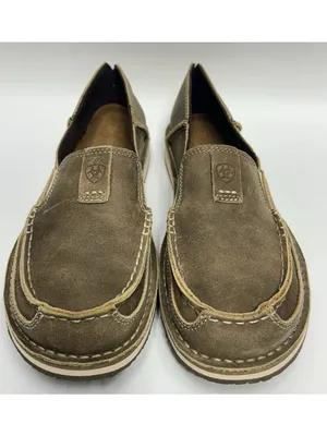 NEW Ariat Women’s Bomber Cruiser Shoes 9.5 B Brown Leather Slip On Moc Toe thumbnail 3