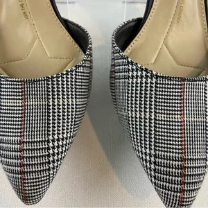 New Circus by Sam Edelman Plaid Tabitha Ankle Strap Stiletto Heels Size 7.5 thumbnail 2