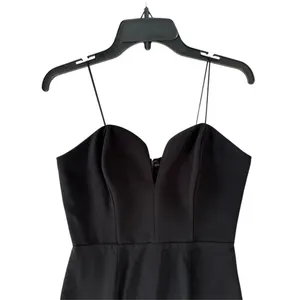 Amanda Uprichard Cherri Gown Black Strapless Maxi Dress Slit Revolve Large thumbnail 3
