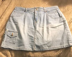 🔹4 for $30 Gloria Vanderbilt Denim Skort, size 8 thumbnail 1