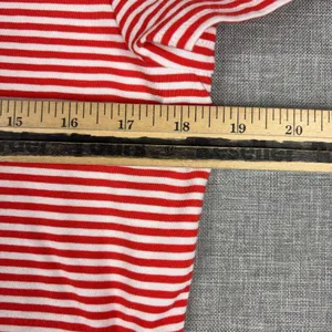 Lauren Ralph Lauren T-Shirt Womens M Red Striped Crew Neck Short Sleeve Nautical thumbnail 7