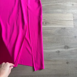 Amanda Uprichard Mandy Midi Dress Women Size Medium Hot Pink thumbnail 5