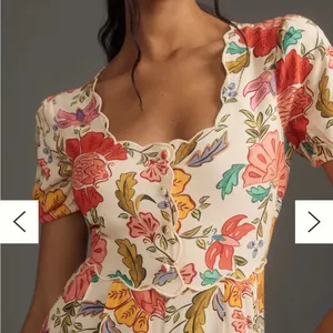 Farm Rio Puff Sleeve Floral Jumpsuit thumbnail 4