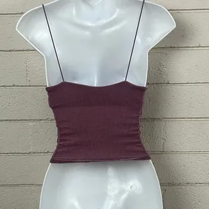 Urban Outfitters Pink Velvet Tank size XS thumbnail 7