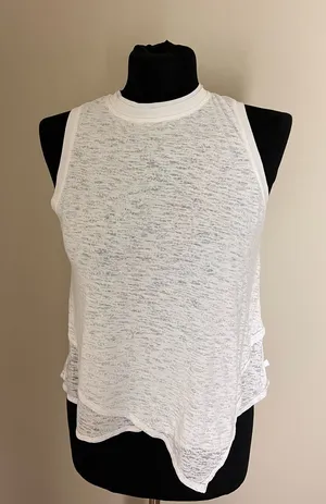 lululemon athletica White Lightweight Layered Muscle Tank thumbnail 1