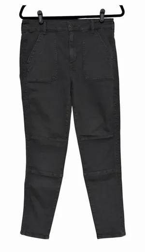 American Eagle AE High Rise Jegging Next Level Stretch Dark Gray Size 10 Utility thumbnail 1