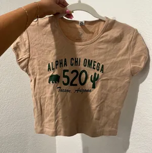Los Angeles Apparel Alpha chi omega top thumbnail 1
