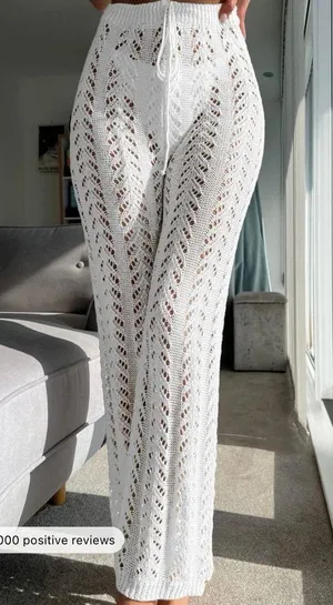 SheIn swimsuit cover up pants thumbnail 1