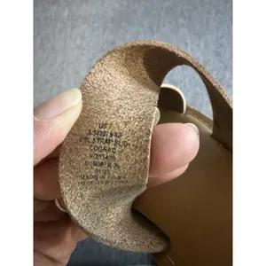 GAP Double Strap Slides Color Cognac Women's Sz 7 thumbnail 4