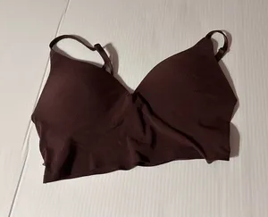 Victoria's Secret Smooth Wireless Bralette in Dark Brown small thumbnail 1