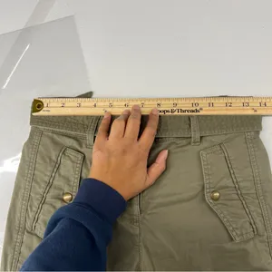 J.‎ Crew Womens High Rise Belted Military Pant Olive Green Utility Pockets 00 thumbnail 12