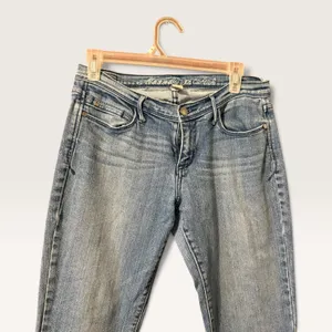Abercrombie & Fitch Size 6 Blue Low Rise Skinny Jeans Vintage Y2K Light Wash thumbnail 3