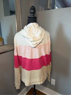 Faherty Sun & Wave Organic Cotton Hoodie Boho Costal Lightweight Medium. thumbnail 4