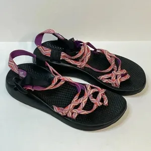 Chacos ZX/2 Vibram Unaweep Hiking Sandals Women’s size 10 Pink Toe Loop Strappy thumbnail 1