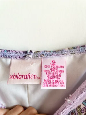 Vintage Xhilaration Y2K Babydoll Lace Trim Paisley Tank Top Cami XL Boho Fairy thumbnail 3