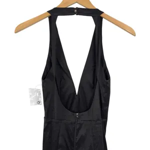 Windsor Black V-Neck Sleeveless Formal Halter Gown Maxi Dress Size Small thumbnail 7