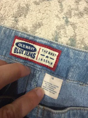 Old Navy Y2K Low Rise Denim Micro Shorts Blue Size 4 Vintage 90s thumbnail 3