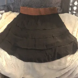 🎉4 for $20 By&By High Low Tiered Black Skirt, size XXL thumbnail 5