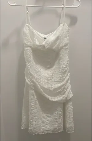 Peppermayo White Lace Mini Dress thumbnail 6