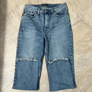 Abercrombie & Fitch Ultra High Rise Straight Size 28R thumbnail 6