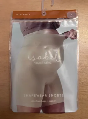 New Women’s Isabel Maternity Shapewear Shorts Taupe size Small thumbnail 1