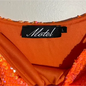 Motel Rocks Lucky Sequin Square-Neck Mini Dress thumbnail 10