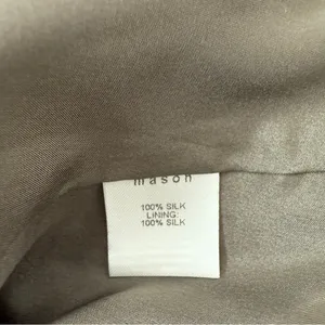 Michelle Mason Cross Back Slit Maxi Dress - Womens Size 2 Gunmetal NWT thumbnail 10