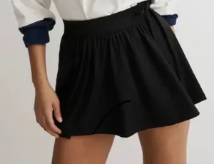 Madewell MWL Black Active Tennis Skort XXS Athleisure Mini Skirt thumbnail 1
