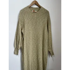 Free‎ People Hatteras Sweater Midi Dress Sulfur Size M Oversized Cotton thumbnail 5