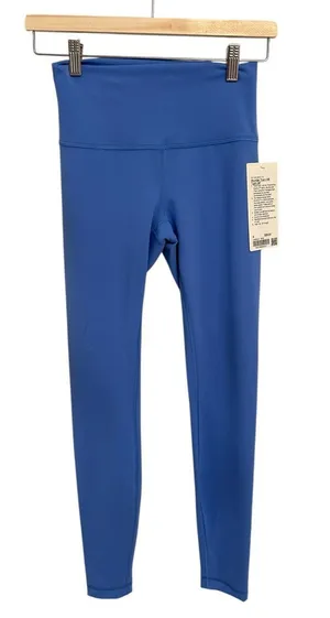 Lululemon Wunder Train High Rise Tight size 6 28” Pool NWT Authentic thumbnail 1