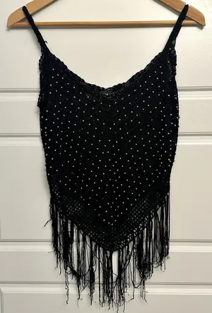 Western Kitted Handkerchief Tank Sz S thumbnail 1