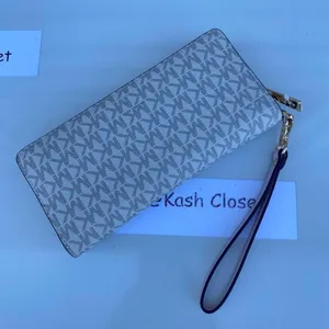 Michael Kors Powder Blush Multi Travel Continental Wristlet thumbnail 3