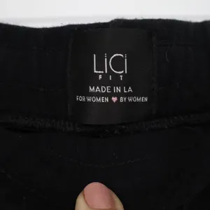 Lici Fit Womens Black Cotton Spandex Jogger Sweatpants Size Large Made in LA thumbnail 3