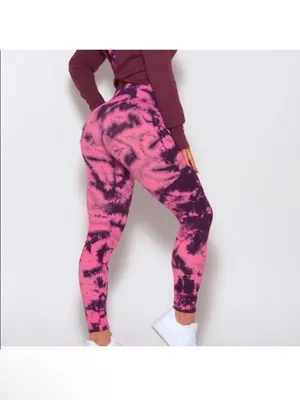 Bombshell Sportswear Tie Dye Seamless Leggings Size XS/S thumbnail 2