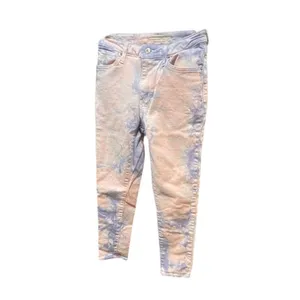 Levi’s 721 high rise skinny ankle size 28 pink purple tie dye. thumbnail 3
