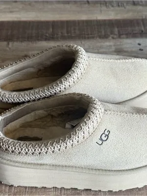 UGG Women’s Tan Slip-On Platform Loafer thumbnail 8