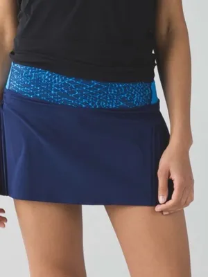 Lululemon Time To Shine Hero Blue/Samba Snake Kayak Skort Size 6 thumbnail 1