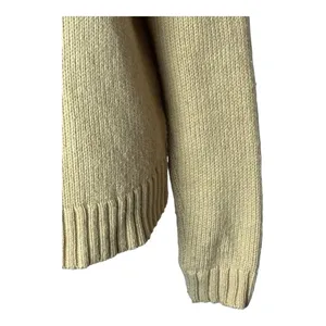 J. Crew Tan And Pink Wool Blend‎ Striped Turtleneck Pullover Sweater Size S thumbnail 5