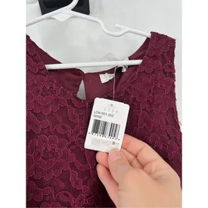 Lush Clothing NwT cocktail Lace‎ & Fringe Dress Small wedding party flapper costume thumbnail 10