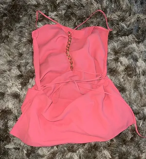 Amanda Uprichard Chain Open Back Top sz XS thumbnail 1