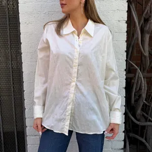 Target Vintage White Stag cream button up blouse with floral embroidery fits sz s-L thumbnail 2