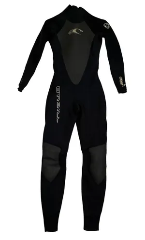 O'Neill Epic Womens 4 Black 3/2mm Back Zip Full Wetsuit Long Sleeve 0696 thumbnail 1