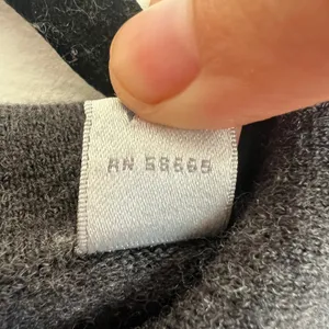 Nordstrom Gray Wool Sweater Collared‎ Made in Italy Minimalist Classic Luxury Small thumbnail 6