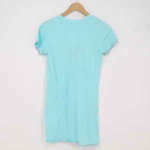Unbranded Nightgown Womens S Sleep Shirt Blue Flamingo Tropical Graphic Exc thumbnail 3