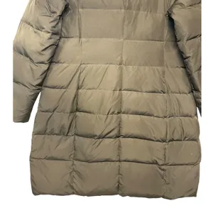 Lands End‎ Black Down Puffer Coat Womens Medium 10-12 Quilted Long Winter Jacket thumbnail 10