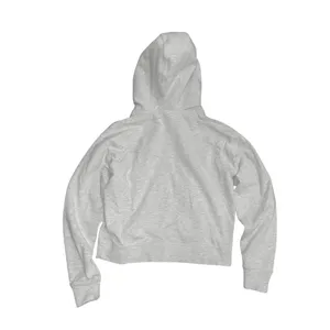 YOGALICIOUS Full Zip up Gray Cropped Hoodie SZ S Athletic Loungewear Comfy thumbnail 2