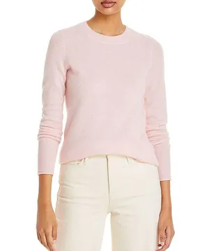 Fitted Cashmere Crewneck Sweater - 100% Exclusive thumbnail 1